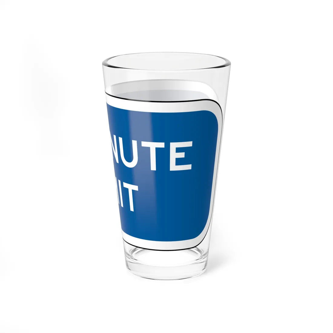 PBOT Road sign P4067 (Oregon) (Road Sign) Pint Glass 16oz - Go Mug Yourself