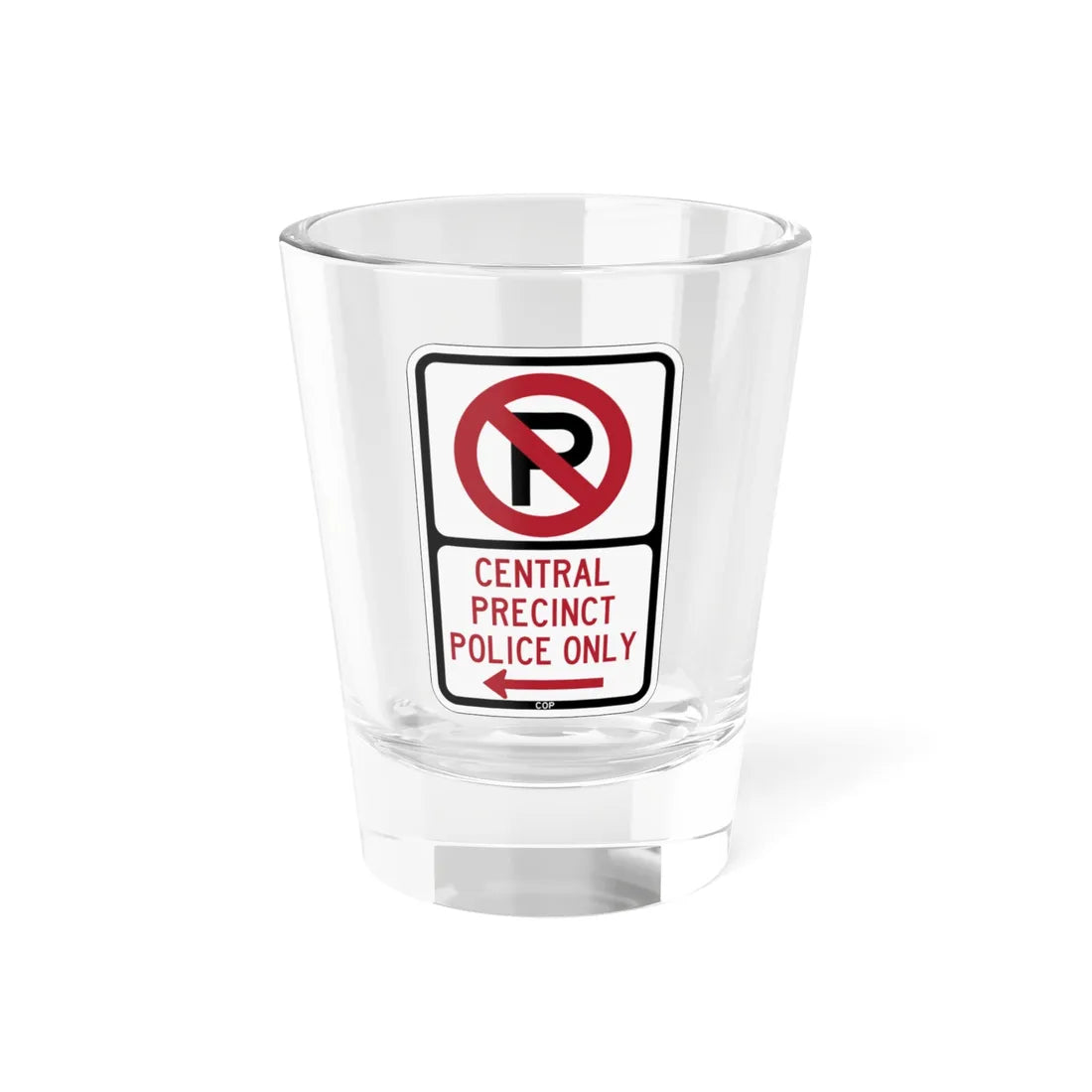 PBOT Road sign P4070L (Oregon) (Road Sign) Shot Glass 1.5oz 1.5oz - Go Mug Yourself
