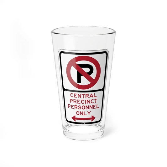 PBOT Road sign P4075D (Oregon) (Road Sign) Pint Glass 16oz 16oz - Go Mug Yourself