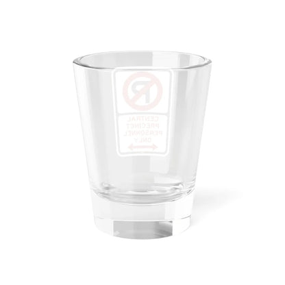 PBOT Road sign P4075D (Oregon) (Road Sign) Shot Glass 1.5oz - Go Mug Yourself