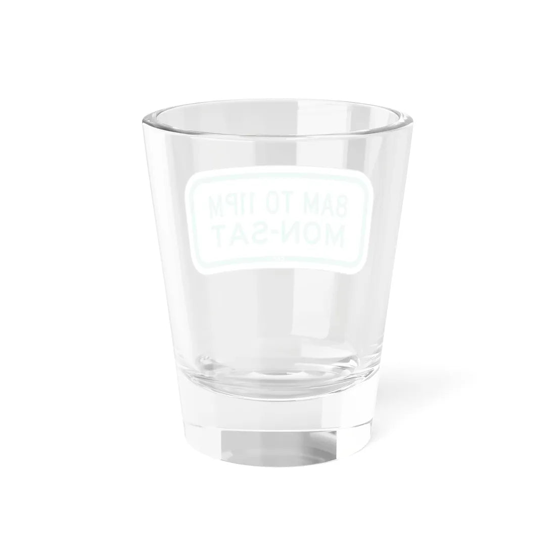 PBOT Road sign P4100 (Oregon) (Road Sign) Shot Glass 1.5oz - Go Mug Yourself