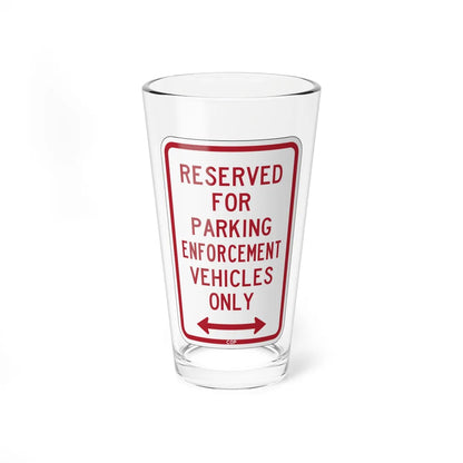 PBOT Road sign P4100D (Oregon) (Road Sign) Pint Glass 16oz 16oz - Go Mug Yourself
