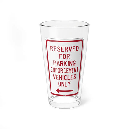PBOT Road sign P4100L (Oregon) (Road Sign) Pint Glass 16oz 16oz - Go Mug Yourself