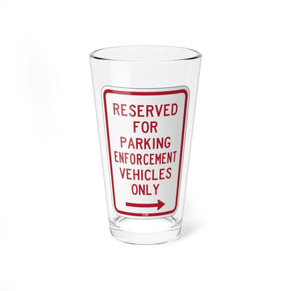 PBOT Road sign P4100R (Oregon) (Road Sign) Pint Glass 16oz 16oz - Go Mug Yourself