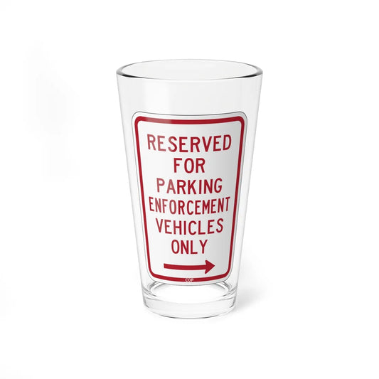 PBOT Road sign P4100R (Oregon) (Road Sign) Pint Glass 16oz 16oz - Go Mug Yourself