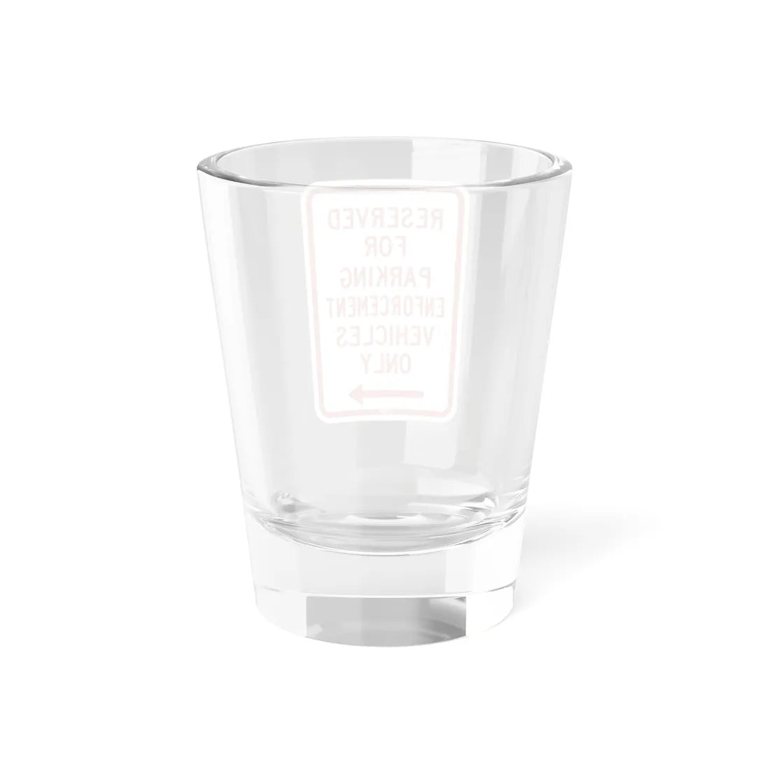 PBOT Road sign P4100R (Oregon) (Road Sign) Shot Glass 1.5oz - Go Mug Yourself