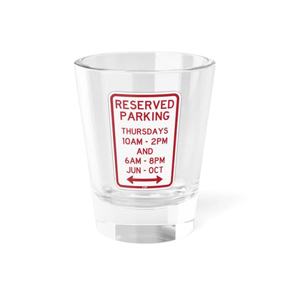 PBOT Road sign P4113D (Oregon) (Road Sign) Shot Glass 1.5oz 1.5oz - Go Mug Yourself