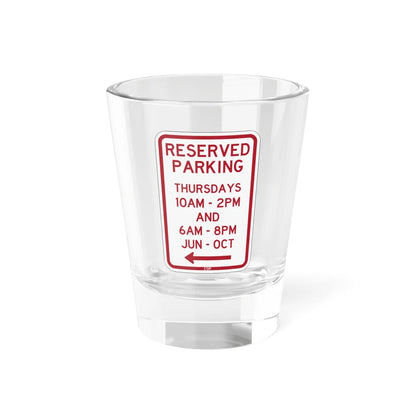 PBOT Road sign P4113L (Oregon) (Road Sign) Shot Glass 1.5oz 1.5oz - Go Mug Yourself