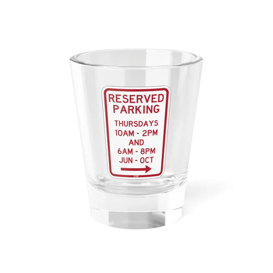 PBOT Road sign P4113R (Oregon) (Road Sign) Shot Glass 1.5oz 1.5oz - Go Mug Yourself