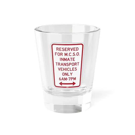 PBOT Road sign P4125D (Oregon) (Road Sign) Shot Glass 1.5oz 1.5oz - Go Mug Yourself