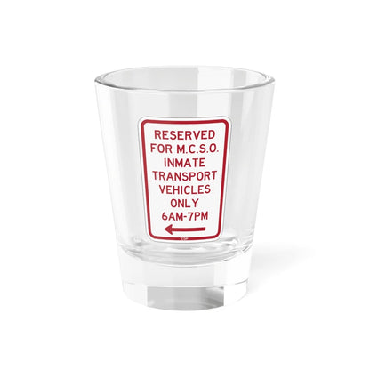 PBOT Road sign P4125L (Oregon) (Road Sign) Shot Glass 1.5oz 1.5oz - Go Mug Yourself