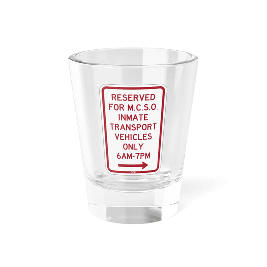 PBOT Road sign P4125R (Oregon) (Road Sign) Shot Glass 1.5oz 1.5oz - Go Mug Yourself