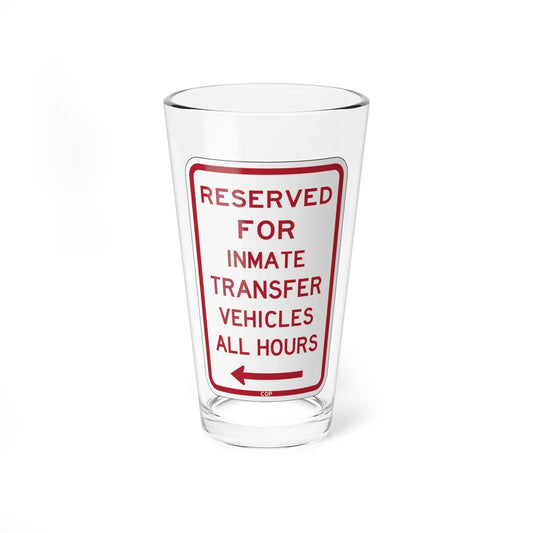 PBOT Road sign P4130L (Oregon) (Road Sign) Pint Glass 16oz 16oz - Go Mug Yourself