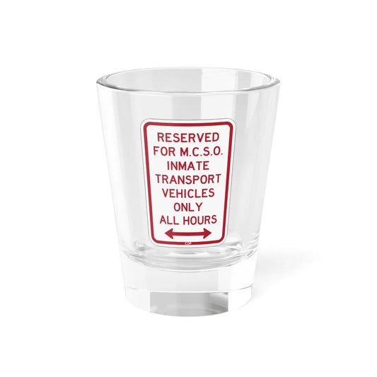 PBOT Road sign P4135D (Oregon) (Road Sign) Shot Glass 1.5oz 1.5oz - Go Mug Yourself