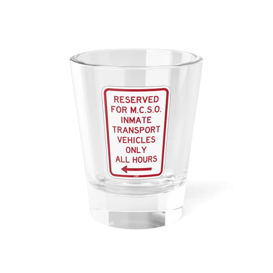 PBOT Road sign P4135L (Oregon) (Road Sign) Shot Glass 1.5oz 1.5oz - Go Mug Yourself