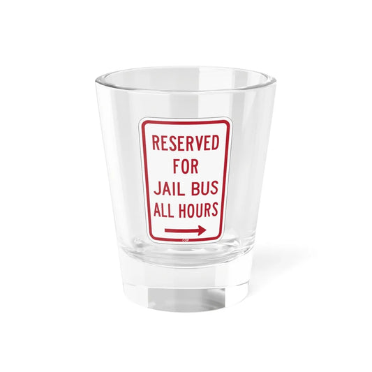 PBOT Road sign P4140R (Oregon) (Road Sign) Shot Glass 1.5oz 1.5oz - Go Mug Yourself