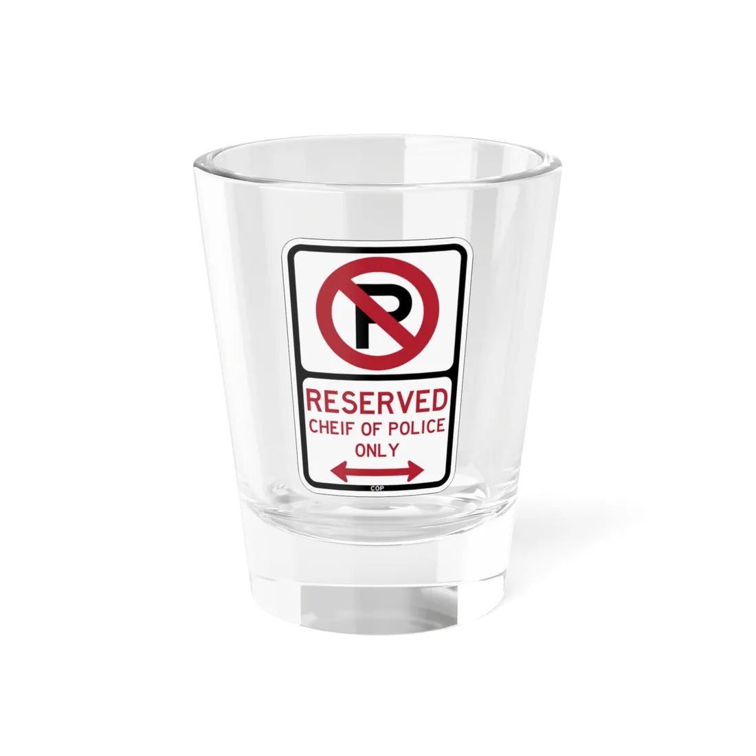 PBOT Road sign P4200D (Oregon) (Road Sign) Shot Glass 1.5oz 1.5oz - Go Mug Yourself