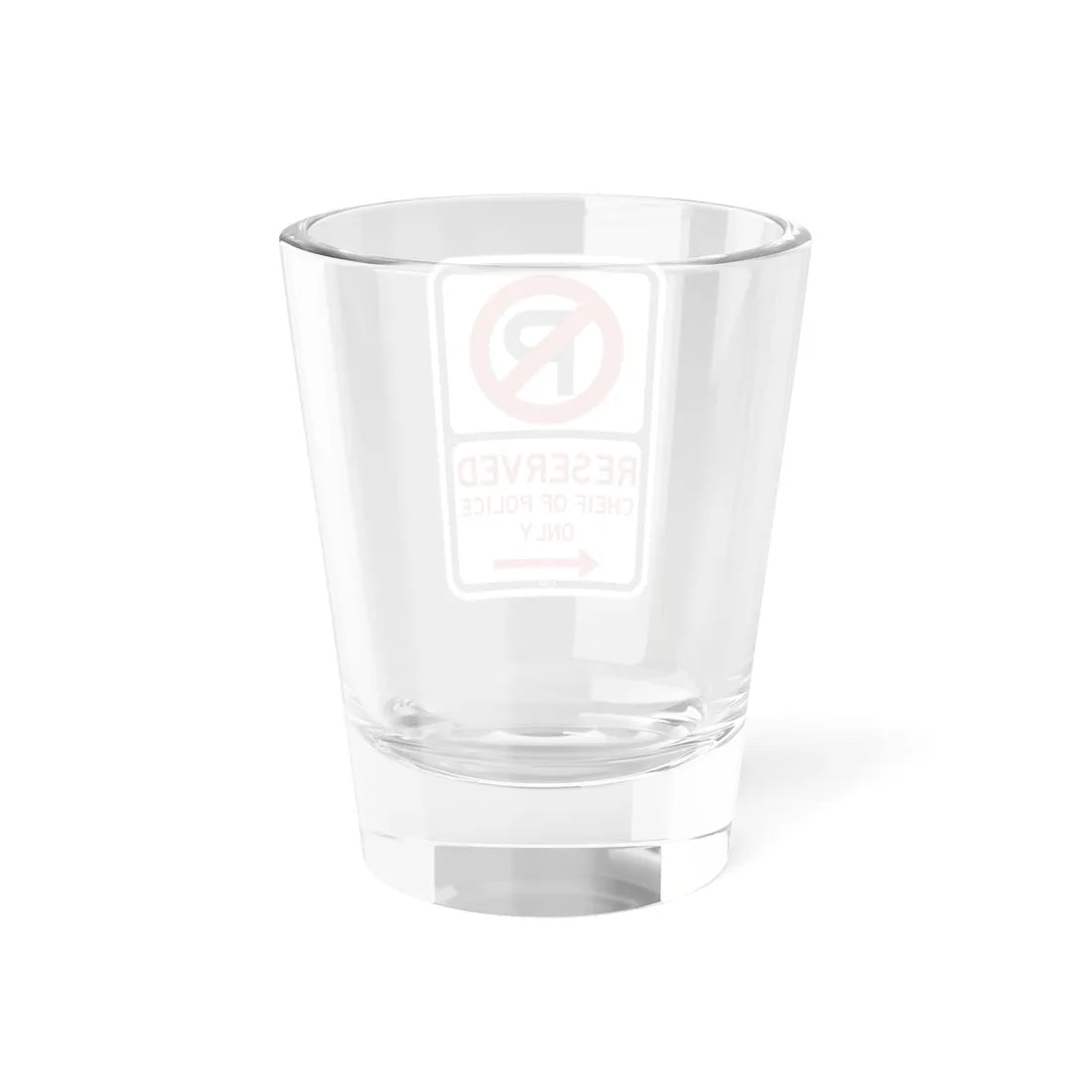 PBOT Road sign P4200L (Oregon) (Road Sign) Shot Glass 1.5oz - Go Mug Yourself