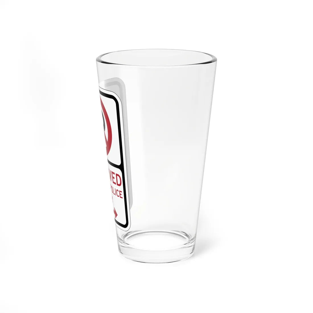 PBOT Road sign P4200R (Oregon) (Road Sign) Pint Glass 16oz - Go Mug Yourself