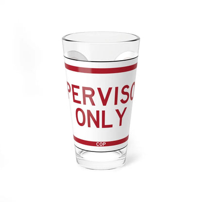 PBOT Road sign P4210 (Oregon) (Road Sign) Pint Glass 16oz 16oz - Go Mug Yourself