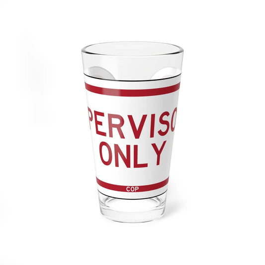 PBOT Road sign P4210 (Oregon) (Road Sign) Pint Glass 16oz 16oz - Go Mug Yourself