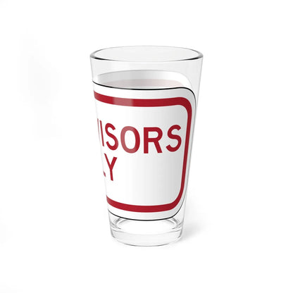 PBOT Road sign P4210 (Oregon) (Road Sign) Pint Glass 16oz - Go Mug Yourself