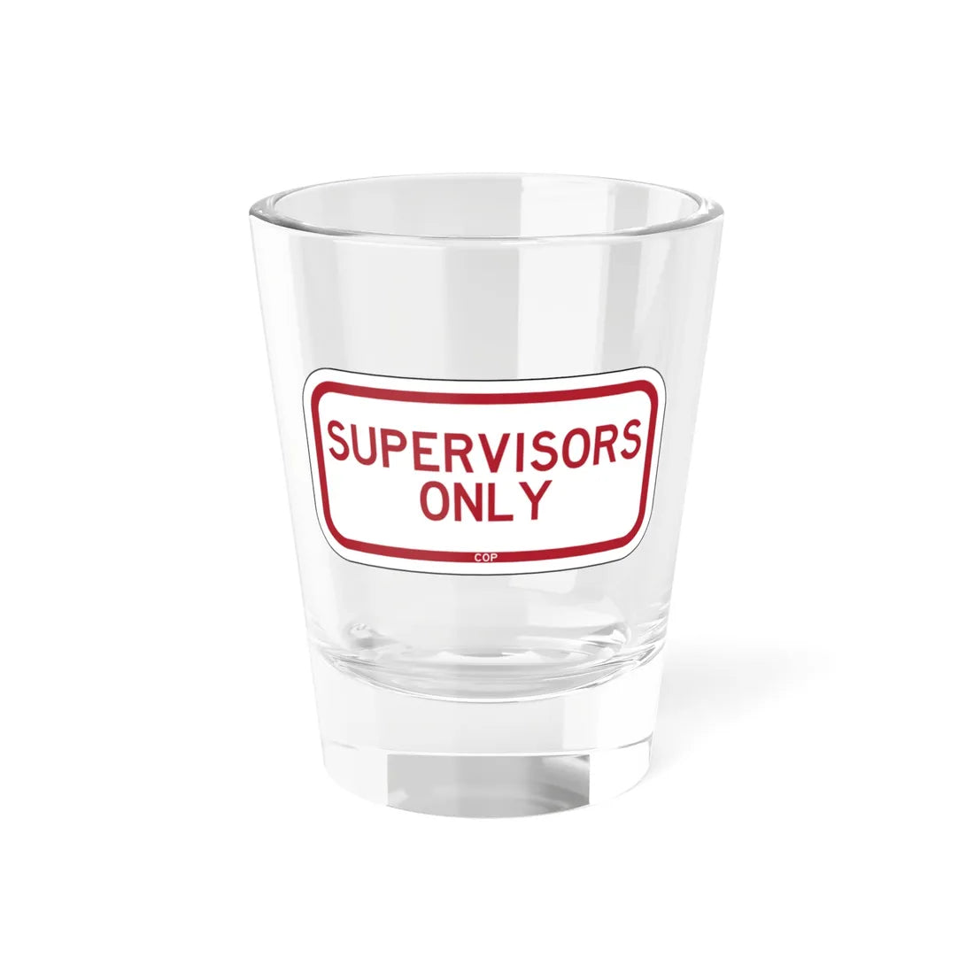 PBOT Road sign P4210 (Oregon) (Road Sign) Shot Glass 1.5oz 1.5oz - Go Mug Yourself
