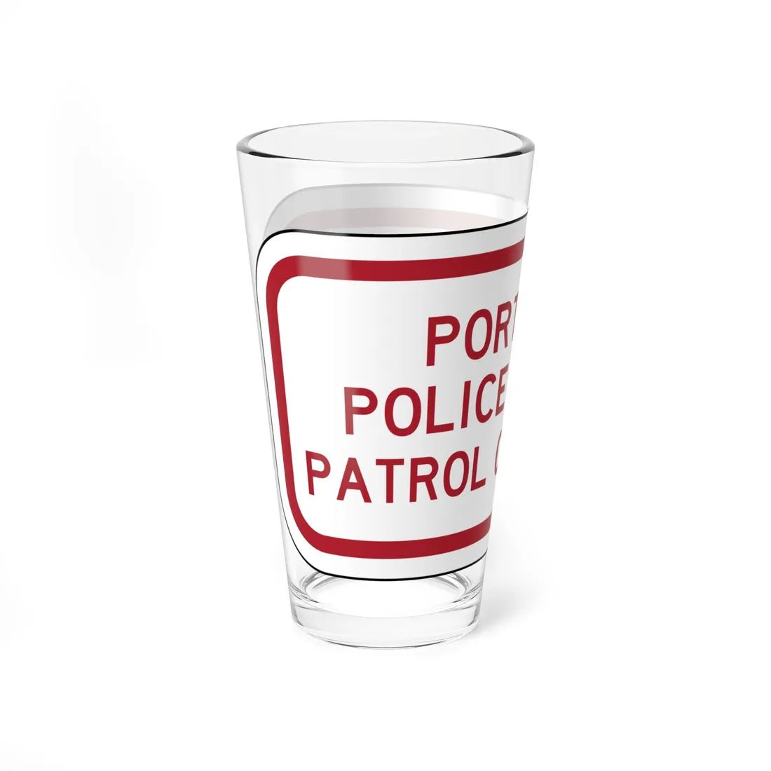 PBOT Road sign P4225 (Oregon) (Road Sign) Pint Glass 16oz - Go Mug Yourself