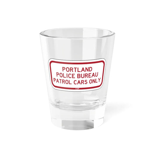 PBOT Road sign P4225 (Oregon) (Road Sign) Shot Glass 1.5oz 1.5oz - Go Mug Yourself