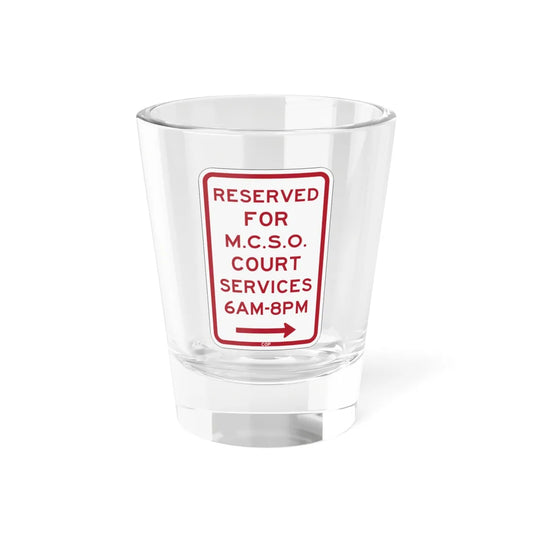 PBOT Road sign P4385R (Oregon) (Road Sign) Shot Glass 1.5oz 1.5oz - Go Mug Yourself