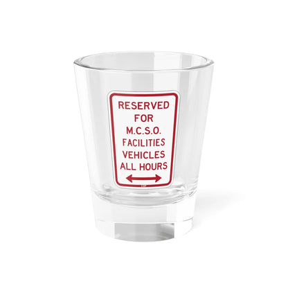 PBOT Road sign P4395D (Oregon) (Road Sign) Shot Glass 1.5oz 1.5oz - Go Mug Yourself