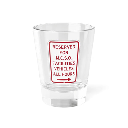 PBOT Road sign P4395R (Oregon) (Road Sign) Shot Glass 1.5oz 1.5oz - Go Mug Yourself