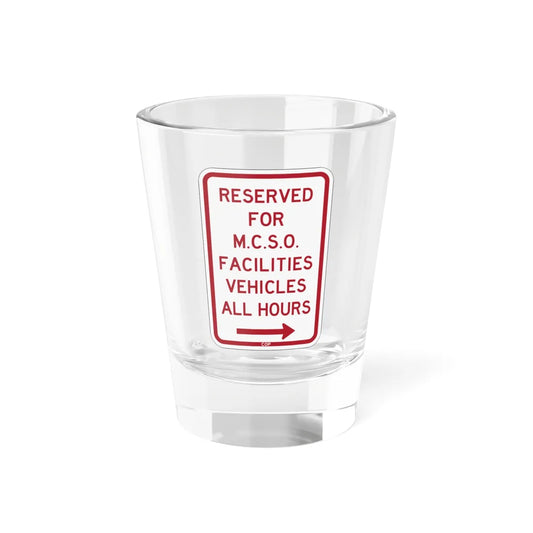PBOT Road sign P4395R (Oregon) (Road Sign) Shot Glass 1.5oz 1.5oz - Go Mug Yourself