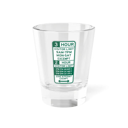 PBOT Road sign P4432D (Oregon) (Road Sign) Shot Glass 1.5oz 1.5oz - Go Mug Yourself