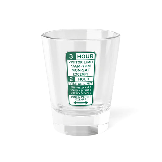PBOT Road sign P4432D (Oregon) (Road Sign) Shot Glass 1.5oz 1.5oz - Go Mug Yourself
