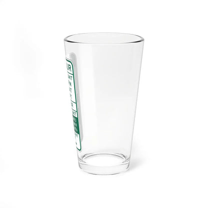 PBOT Road sign P4432L (Oregon) (Road Sign) Pint Glass 16oz - Go Mug Yourself