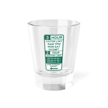 PBOT Road sign P4432L (Oregon) (Road Sign) Shot Glass 1.5oz 1.5oz - Go Mug Yourself
