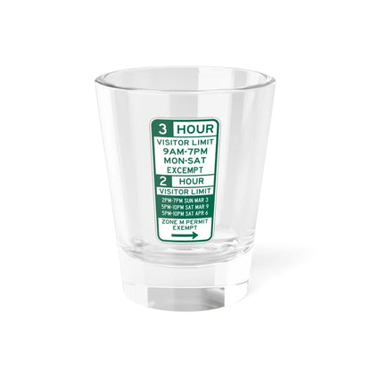 PBOT Road sign P4432R (Oregon) (Road Sign) Shot Glass 1.5oz 1.5oz - Go Mug Yourself
