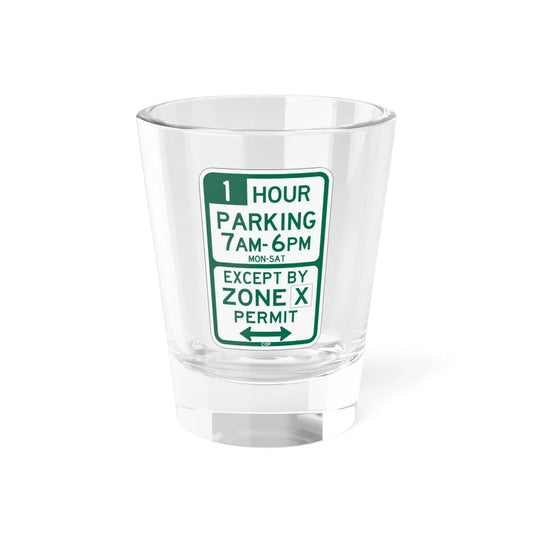 PBOT Road sign P4436 (Oregon) (Road Sign) Shot Glass 1.5oz 1.5oz - Go Mug Yourself