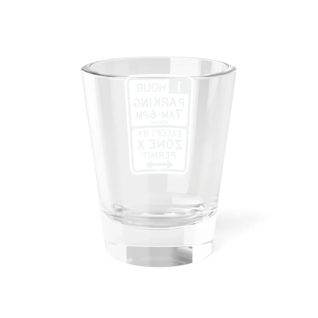PBOT Road sign P4436 (Oregon) (Road Sign) Shot Glass 1.5oz - Go Mug Yourself