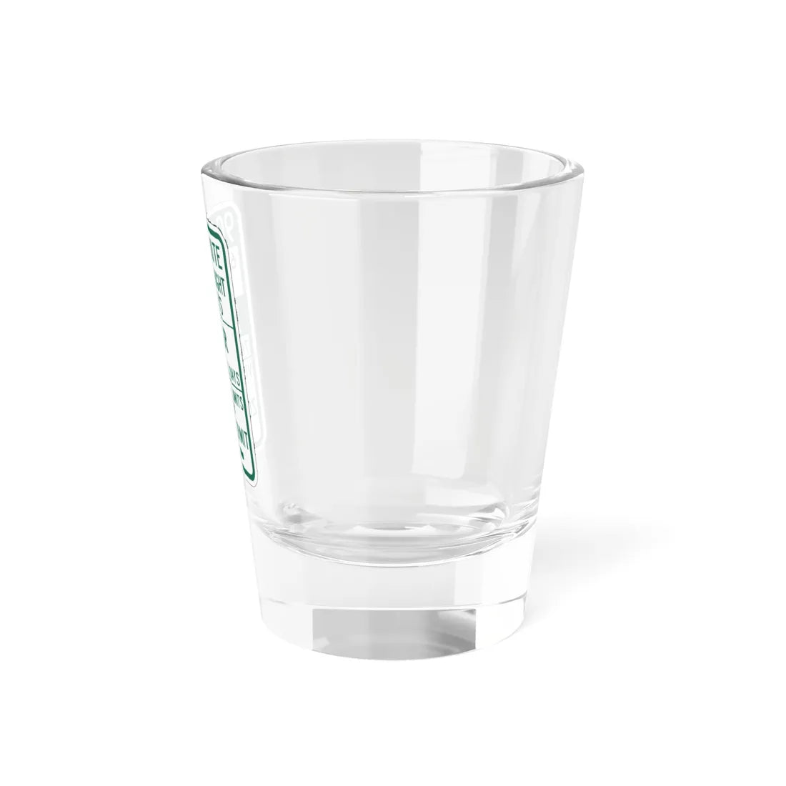 PBOT Road sign P4437R (Oregon) (Road Sign) Shot Glass 1.5oz - Go Mug Yourself