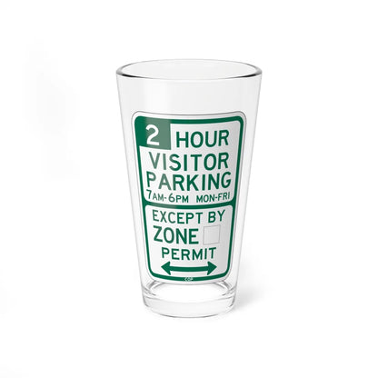 PBOT Road sign P4440D (Oregon) (Road Sign) Pint Glass 16oz 16oz - Go Mug Yourself