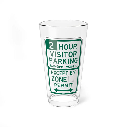 PBOT Road sign P4440D (Oregon) (Road Sign) Pint Glass 16oz 16oz - Go Mug Yourself