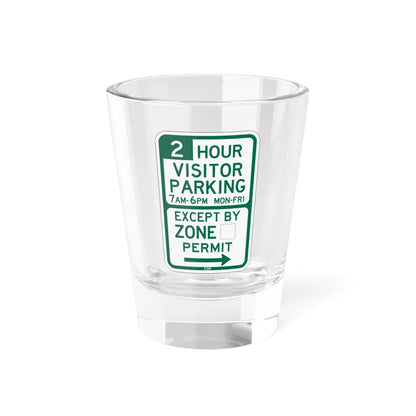 PBOT Road sign P4440L (Oregon) (Road Sign) Shot Glass 1.5oz 1.5oz - Go Mug Yourself