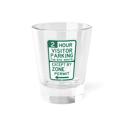 PBOT Road sign P4440R (Oregon) (Road Sign) Shot Glass 1.5oz 1.5oz - Go Mug Yourself