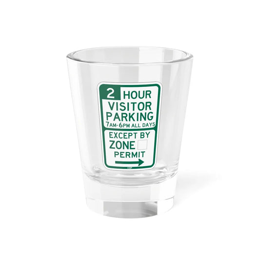 PBOT Road sign P4441R (Oregon) (Road Sign) Shot Glass 1.5oz 1.5oz - Go Mug Yourself