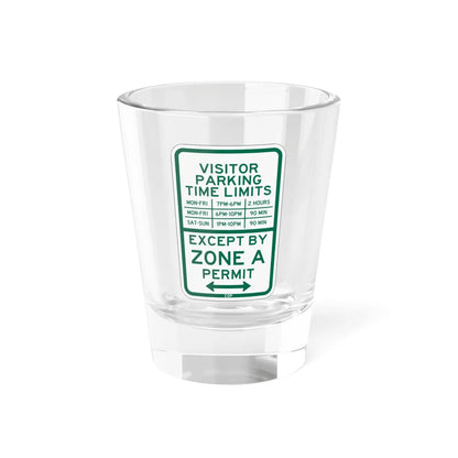 PBOT Road sign P4446A (Oregon) (Road Sign) Shot Glass 1.5oz 1.5oz - Go Mug Yourself