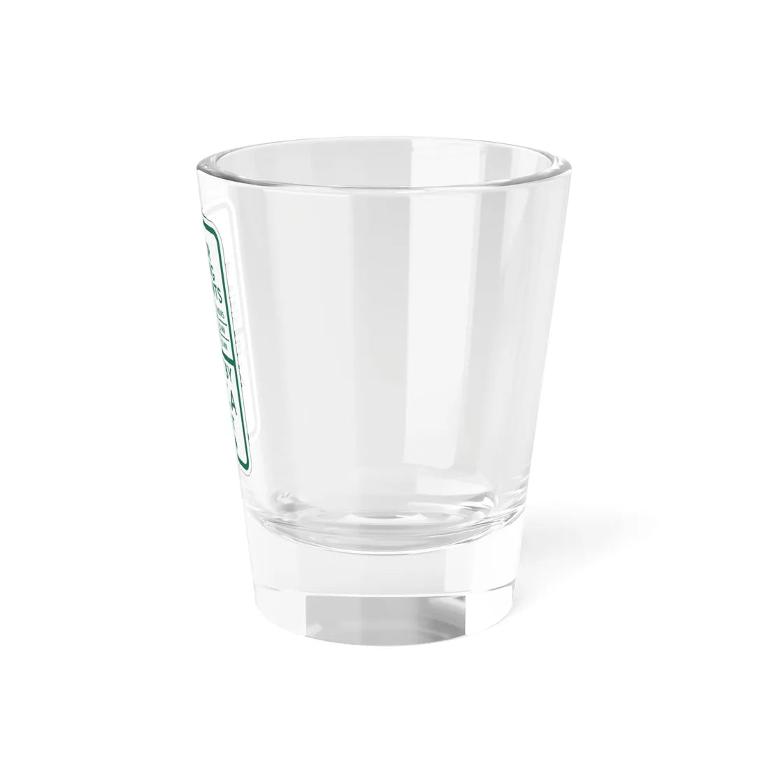 PBOT Road sign P4446A (Oregon) (Road Sign) Shot Glass 1.5oz - Go Mug Yourself