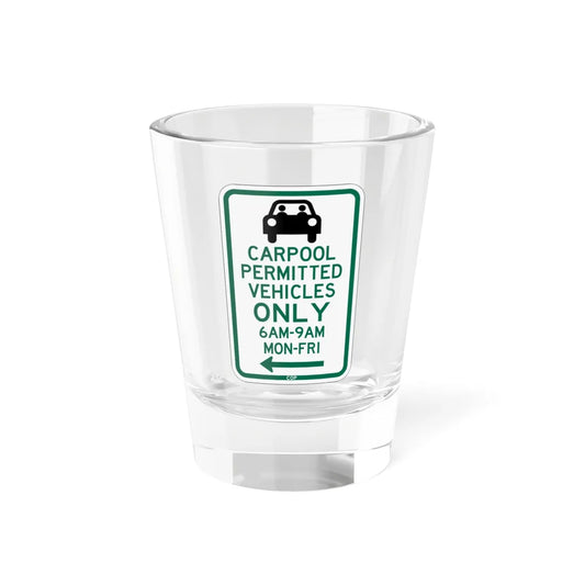 PBOT Road sign P4451L (Oregon) (Road Sign) Shot Glass 1.5oz 1.5oz - Go Mug Yourself