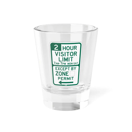 PBOT Road sign P4452L (Oregon) (Road Sign) Shot Glass 1.5oz 1.5oz - Go Mug Yourself